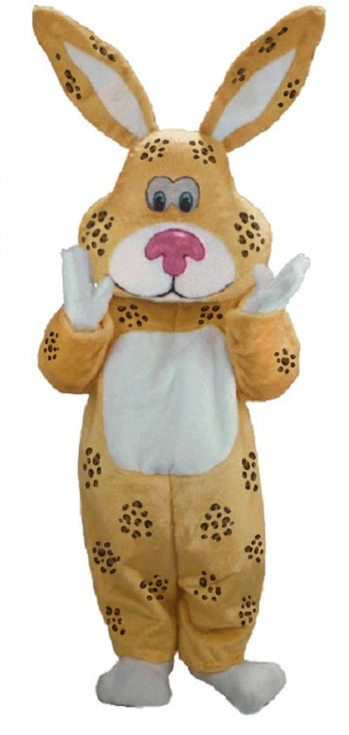 Pink Cottontail Rabbit Mascot (Thermolite) - Short fur / Leopard mascot costume