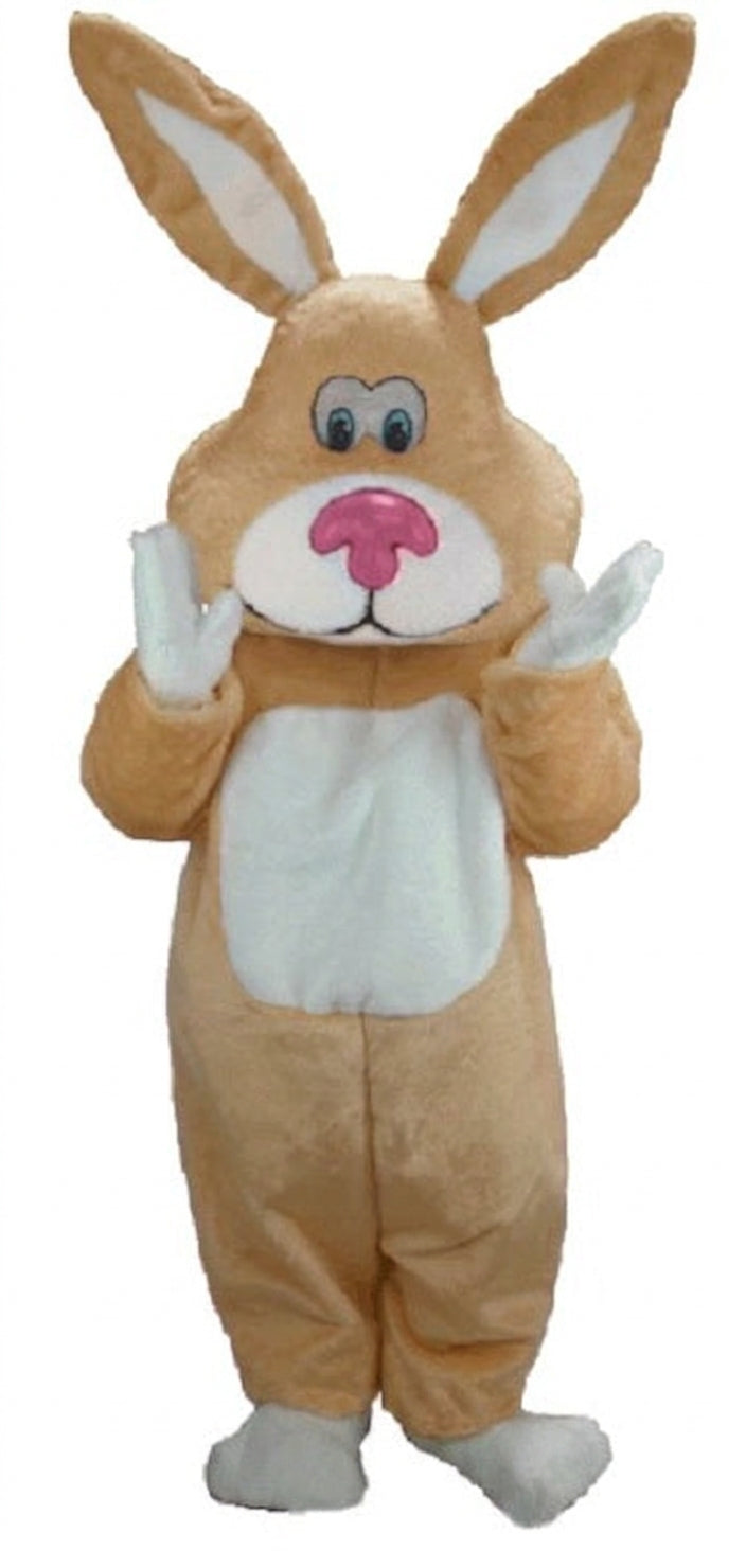 Pink Cottontail Rabbit Mascot (Thermolite) - Short fur / Light Brown mascot costume