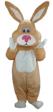 Pink Cottontail Rabbit Mascot (Thermolite) - Short fur / Light Brown mascot costume
