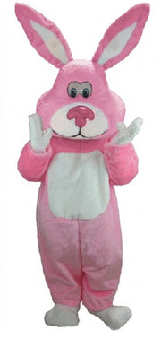Pink Cottontail Rabbit Mascot (Thermolite) - Short fur / Pink mascot costume
