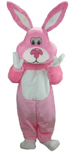Pink Cottontail Rabbit Mascot (Thermolite) - Short fur / Pink mascot costume