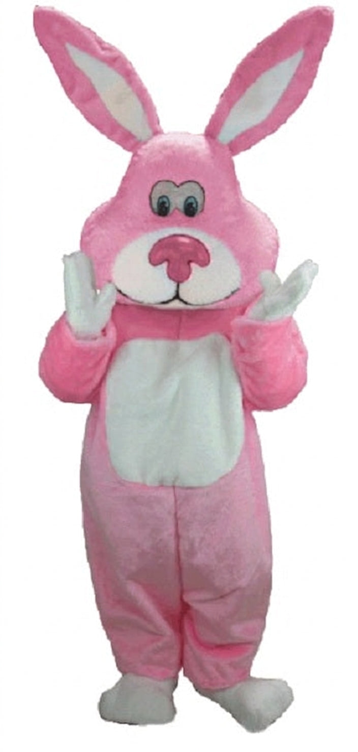 Pink Cottontail Rabbit Mascot (Thermolite) - Short fur / Pink mascot costume