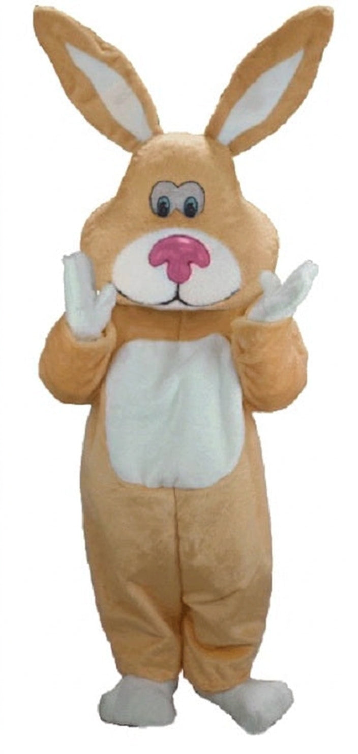 Pink Cottontail Rabbit Mascot (Thermolite) - Short fur / Tan mascot costume