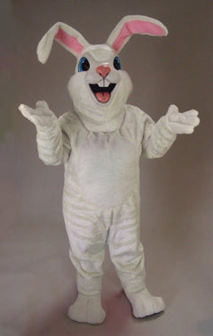 Pink Rabbit Mascot - Short fur / Albino Tiger mascot costume
