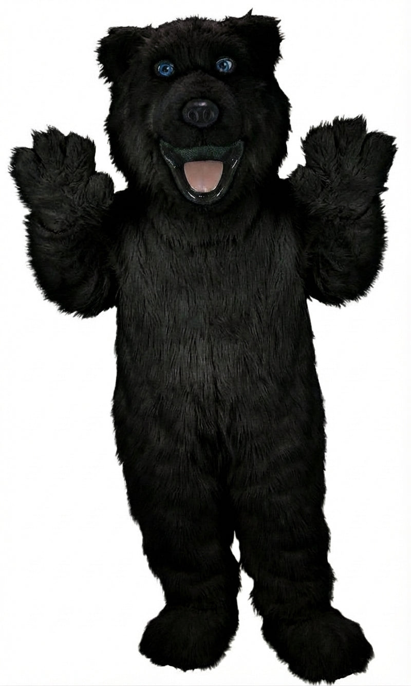 Polar Bear Mascot - Long fur / Black mascot costume