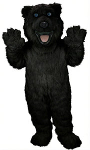 Polar Bear Mascot - Long fur / Black mascot costume