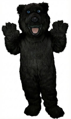 Polar Bear Mascot - Long fur / Black mascot costume