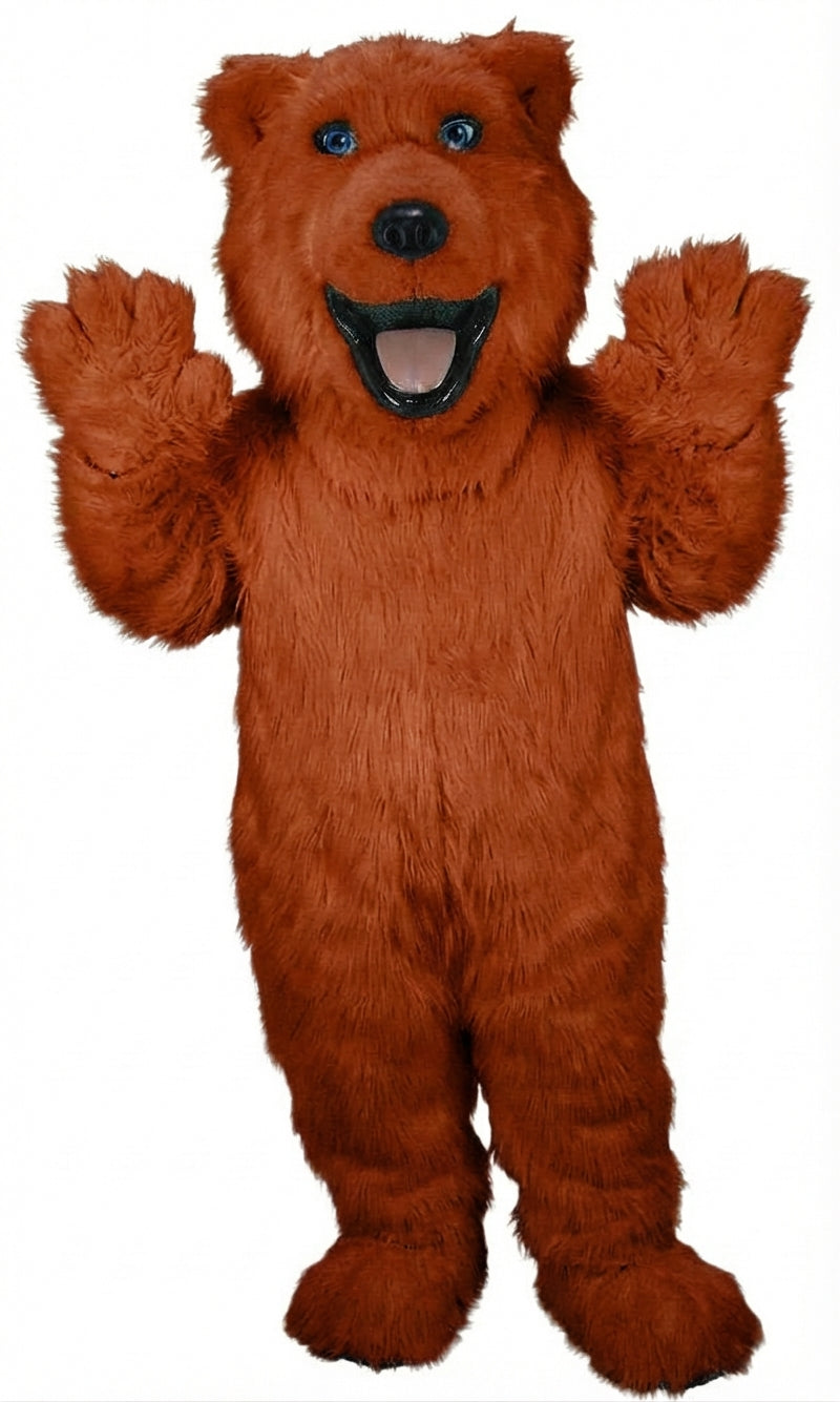 Polar Bear Mascot - Long fur / Rust mascot costume