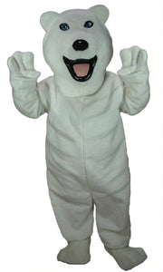 Polar Bear Mascot - Short fur / Albino Tiger mascot costume