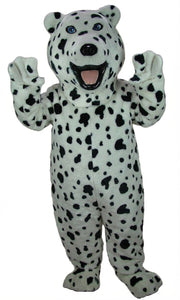 Polar Bear Mascot - Short fur / Dalmatian mascot costume