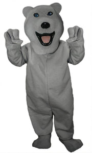 Polar Bear Mascot - Short fur / Grey mascot costume