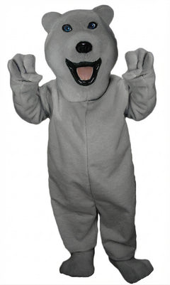 Polar Bear Mascot - Short fur / Grey mascot costume