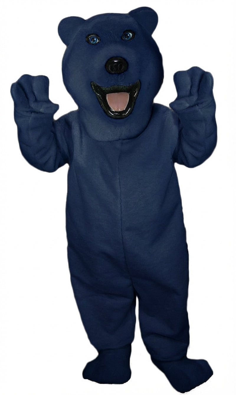 Polar Bear Mascot - Short fur / Navy Blue mascot costume