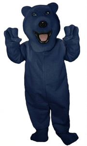 Polar Bear Mascot - Short fur / Navy Blue mascot costume