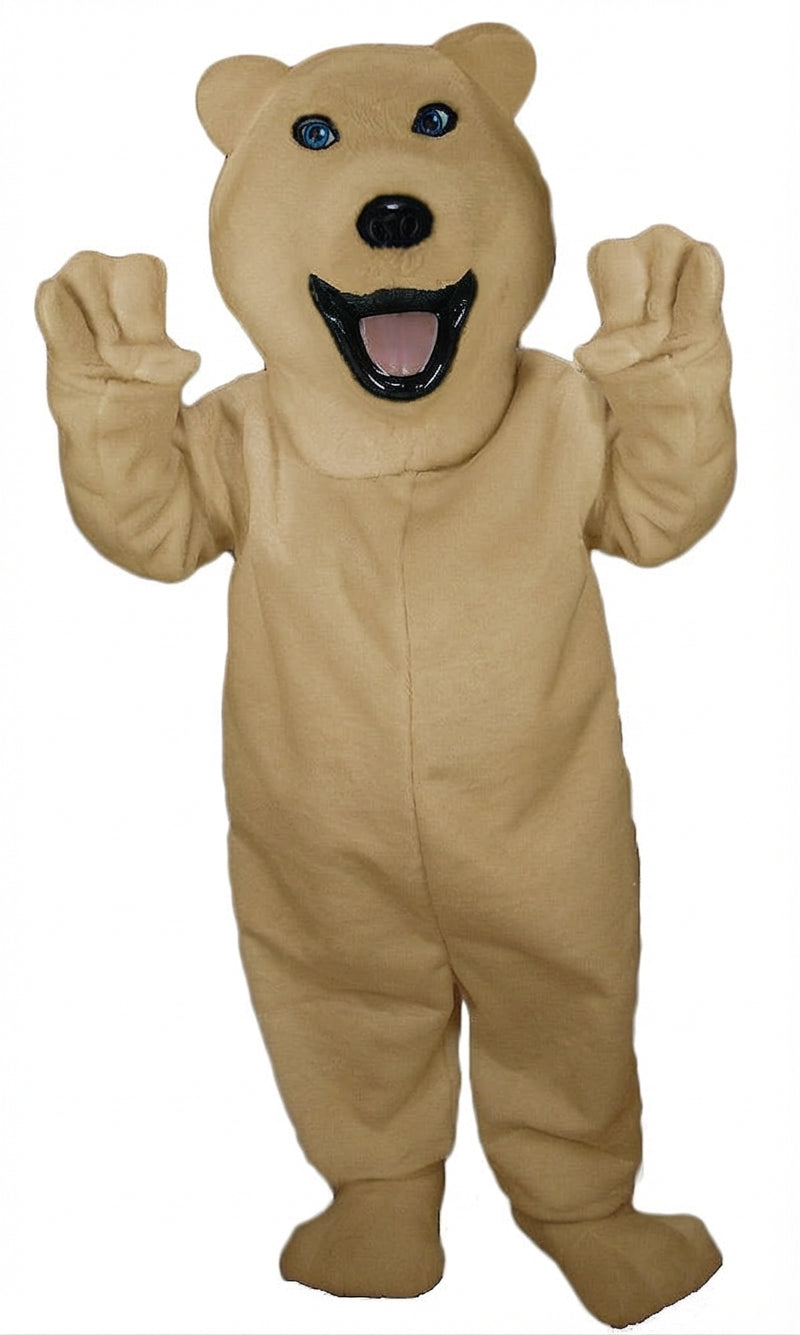 Polar Bear Mascot - Short fur / Tan mascot costume