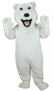 Polar Bear Mascot - Short fur / White mascot costume