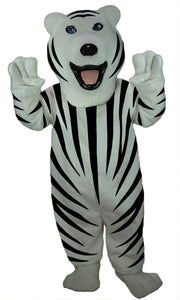 Polar Bear Mascot - Short fur / Zebra mascot costume