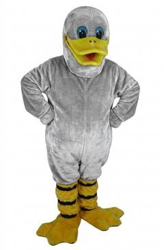 Quackers Duck Mascot - Short fur / White mascot costume