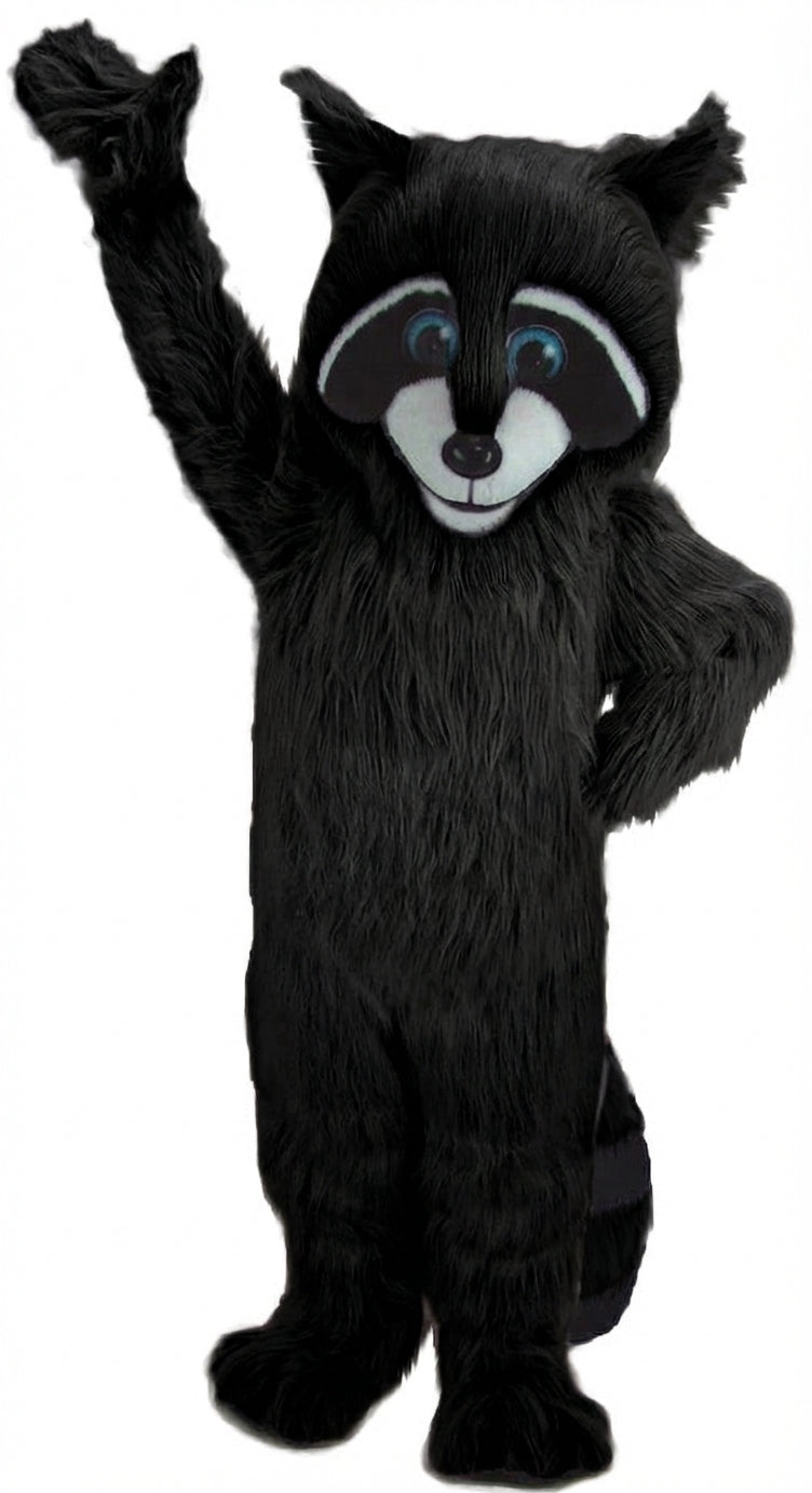 Raccoon Mascot - Long fur / Black mascot costume