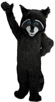 Raccoon Mascot - Long fur / Black mascot costume