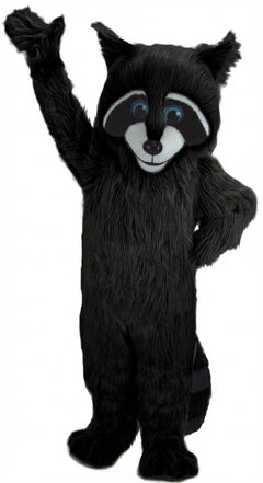 Raccoon Mascot - Long fur / Black mascot costume