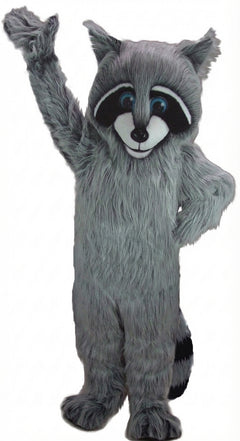 Raccoon Mascot - Long fur / Grey mascot costume