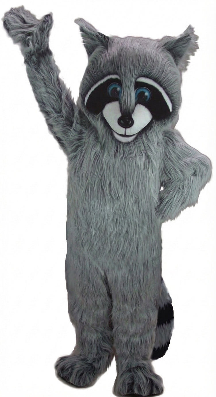 Raccoon Mascot - Long fur / Grey mascot costume