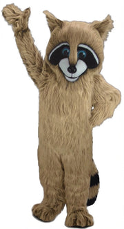 Raccoon Mascot - Long fur / Tan mascot costume