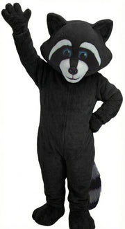 Raccoon Mascot - Short fur / Black mascot costume