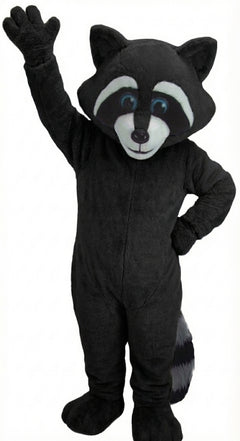 Raccoon Mascot - Short fur / Black mascot costume