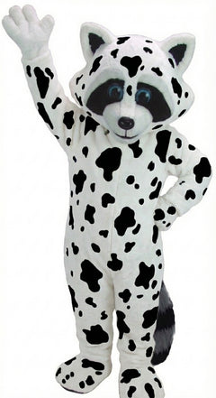 Raccoon Mascot - Short fur / Dalmatian mascot costume