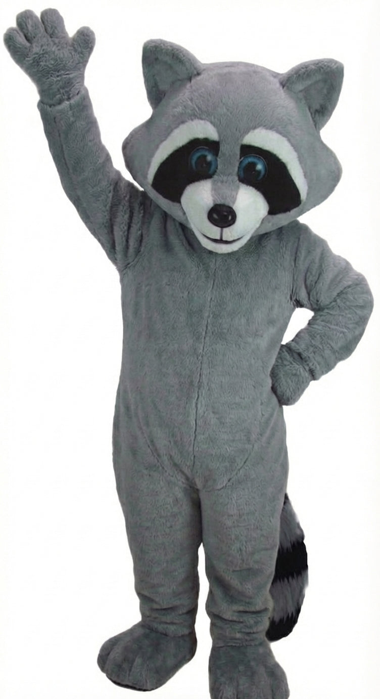 Raccoon Mascot - Short fur / Grey mascot costume