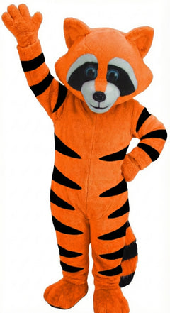 Raccoon Mascot - Short fur / Tiger mascot costume