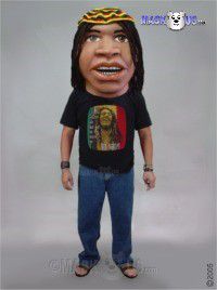 Rasta Man Mascot