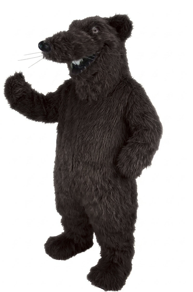Rat Mascot - long fur Dark Brown