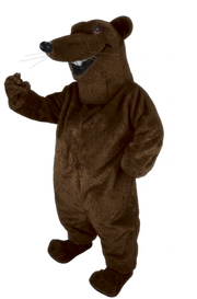 Rat Mascot - short fur Chocolate Brown