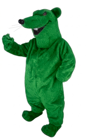 Rat Mascot - short fur Green