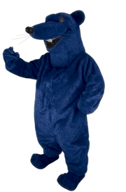Rat Mascot - short fur Navy Blue