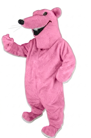 Rat Mascot - short fur Pink