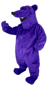 Rat Mascot - short fur Purple