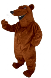 Rat Mascot - short fur Rust