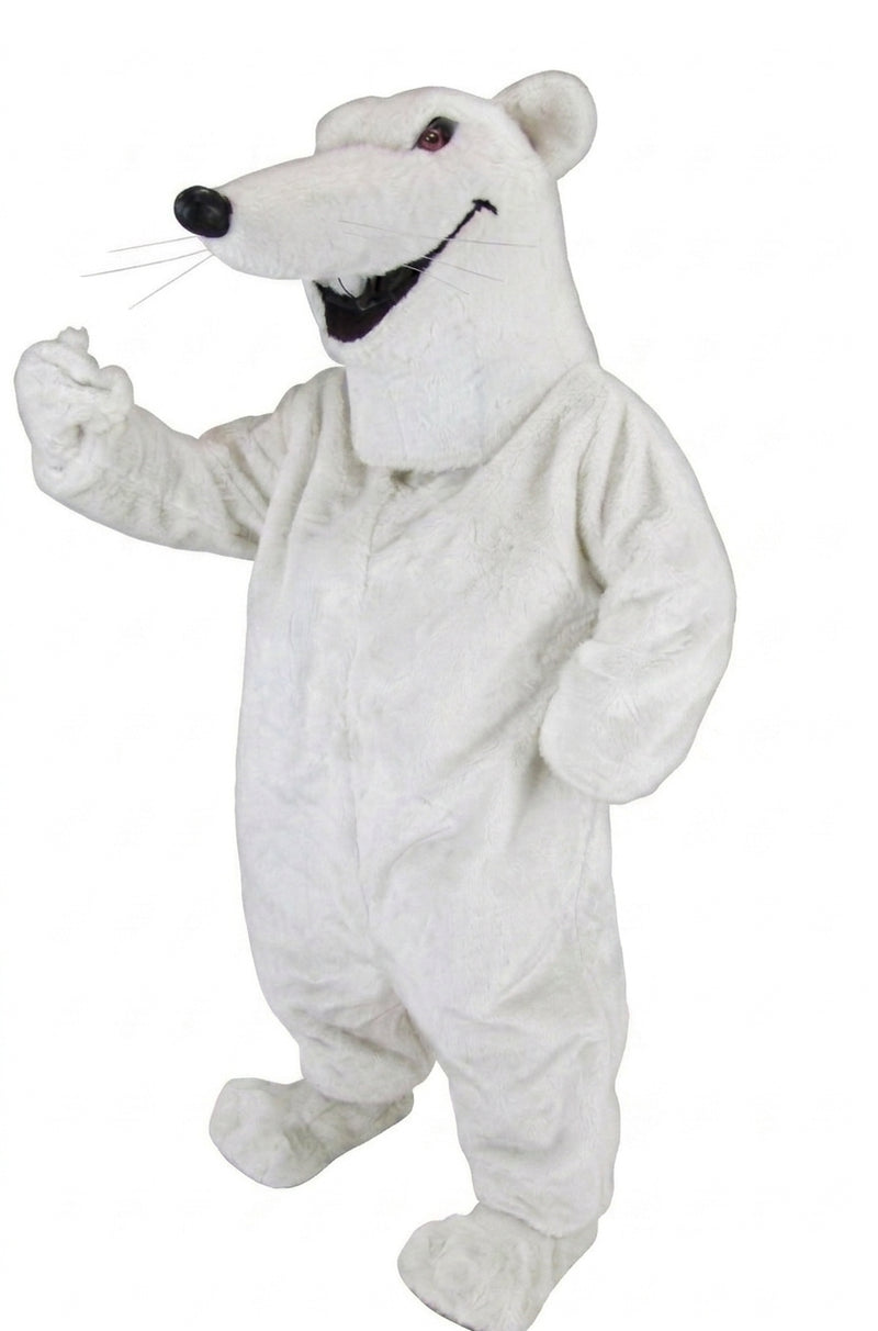 Rat Mascot - short fur White