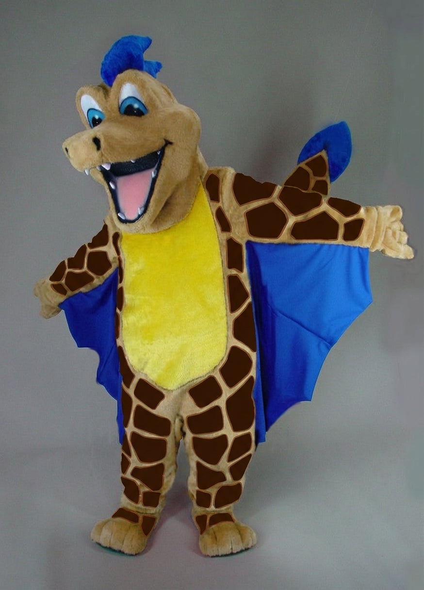 Red Dragon Mascot - Short fur / Giraffe mascot costume