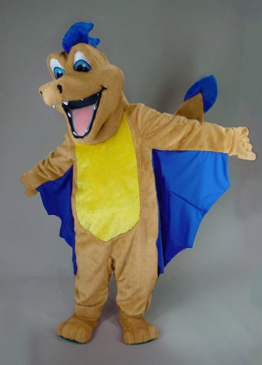 Red Dragon Mascot - Short fur / Tan mascot costume