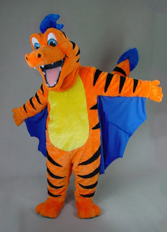 Red Dragon Mascot - Short fur / Tiger mascot costume