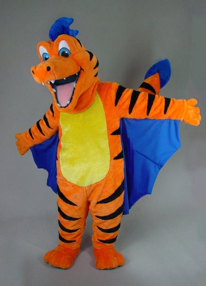 Red Dragon Mascot - Short fur / Tiger mascot costume