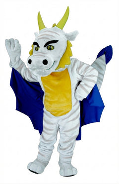 Red Dragon Mascot (Thermolite) - Short fur / Albino Tiger mascot costume