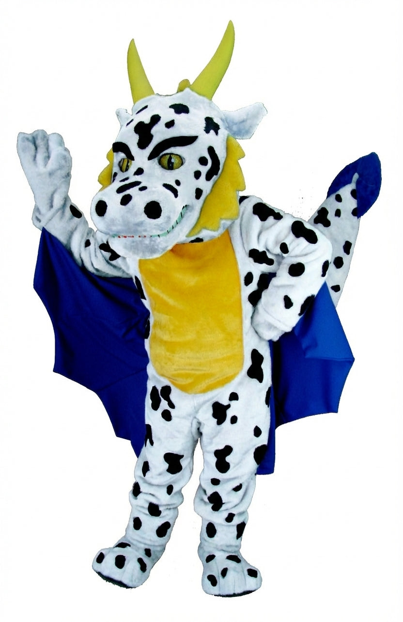 Red Dragon Mascot (Thermolite) - Short fur / Dalmatian mascot costume