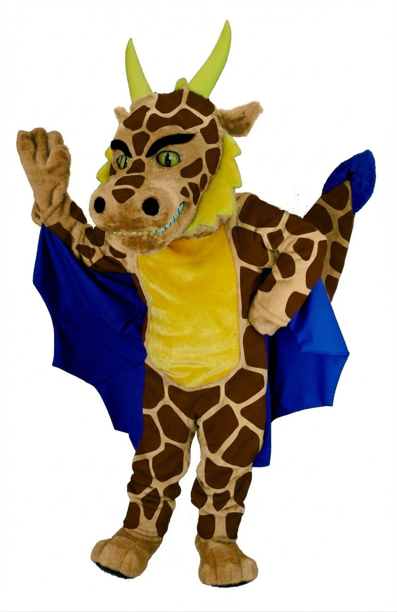 Red Dragon Mascot (Thermolite) - Short fur / Giraffe mascot costume