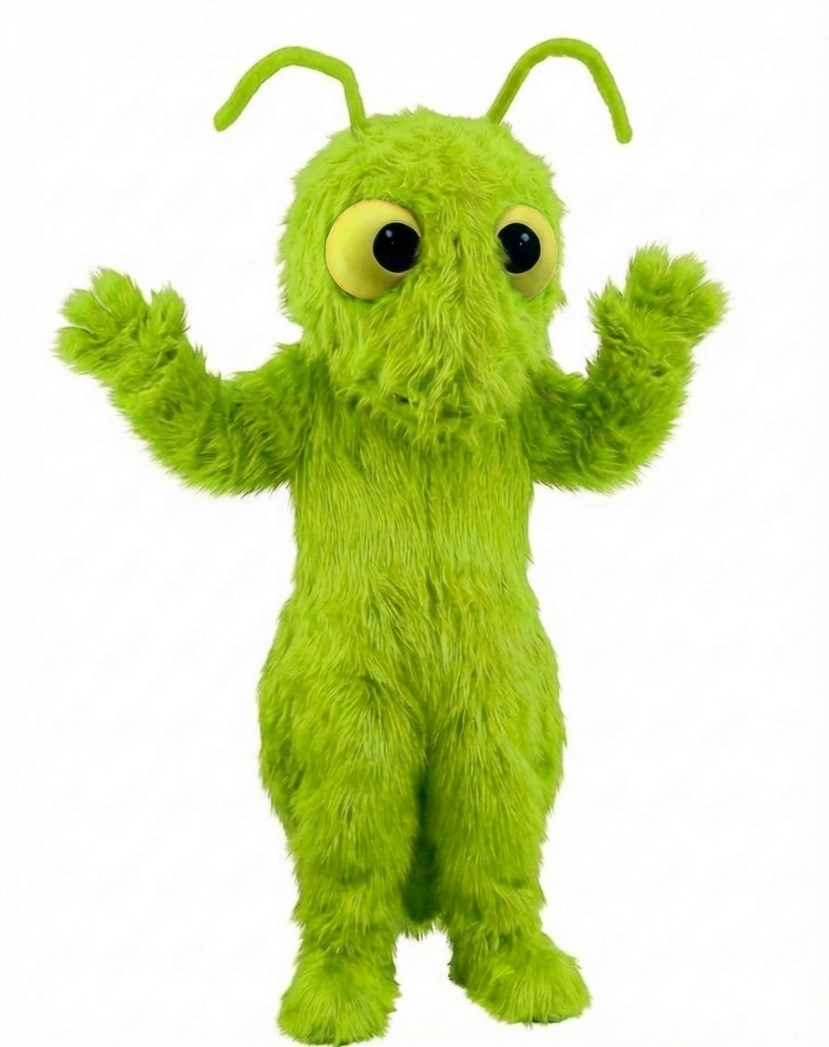 Red Fire Ant Mascot (Thermolite) - Long fur / Lime mascot costume